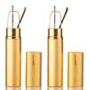 2 Packs Pocket Readers Ultra Compact Reading Glasses in Case Gold +1.25 view 1