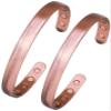 Smarter LifeStyle Elegant Copper Magnetic Bracelets (2 Pack) for Women and Men, Copper Jewelry view 1