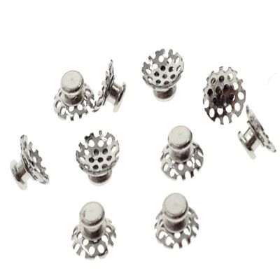 30 Pcs New Dental Lingual Buttons Hollow Base Orthodontic Materials