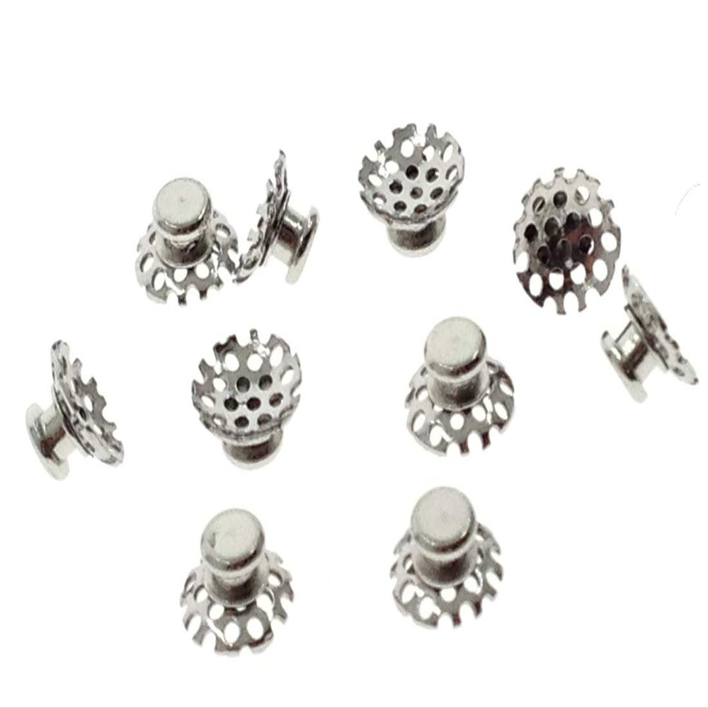 30 Pcs New Dental Lingual Buttons Hollow Base Orthodontic Materials