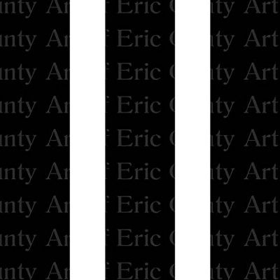 1/4 Sheet - Black & White Stripes Birthday - Edible Cake/Cupcake Party Topper - D22490