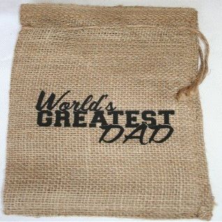 World's Greatest Dad Chocolate Gift Bag (Pecan Caramel Clusters - Both Milk & Dark)