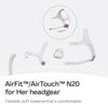 Resmed AirFit/AirTouch N20 Headgear - Replacement CPAP Headgear - Frame System & Nasal Cushion Not Included - Premium CPAP Accessories - Small, Pink view 2