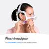 Resmed AirFit/AirTouch N20 Headgear - Replacement CPAP Headgear - Frame System & Nasal Cushion Not Included - Premium CPAP Accessories - Small, Pink view 3