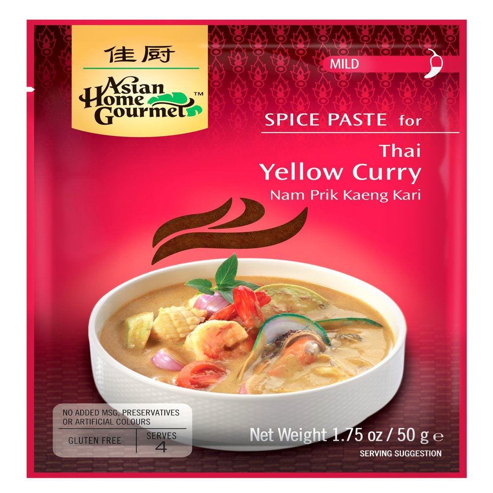 ASIAN HOME GOURMET Spice Paste for Thai Green Curry - Kang Kiew Wan. 1.75 oz (Pack of 3)