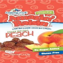 Amazin' Raisin Peach Flavor Infused Raisins 1.3-ounce Bag (Case of 50)