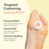 ZenToes Callus Cushions | Water-Resistant Self-Stick Adhesive Corn Pads | Foot, Heel, & Toe Discomfort Relief | Soft Foam for Friction Protection | Ideal for Active Lifestyles | 24-Pack view 3