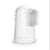 Primo Passi Baby Finger Toothbrush Silicone Finger Toothbrush for Baby W/Case Holder (Clear) view 3