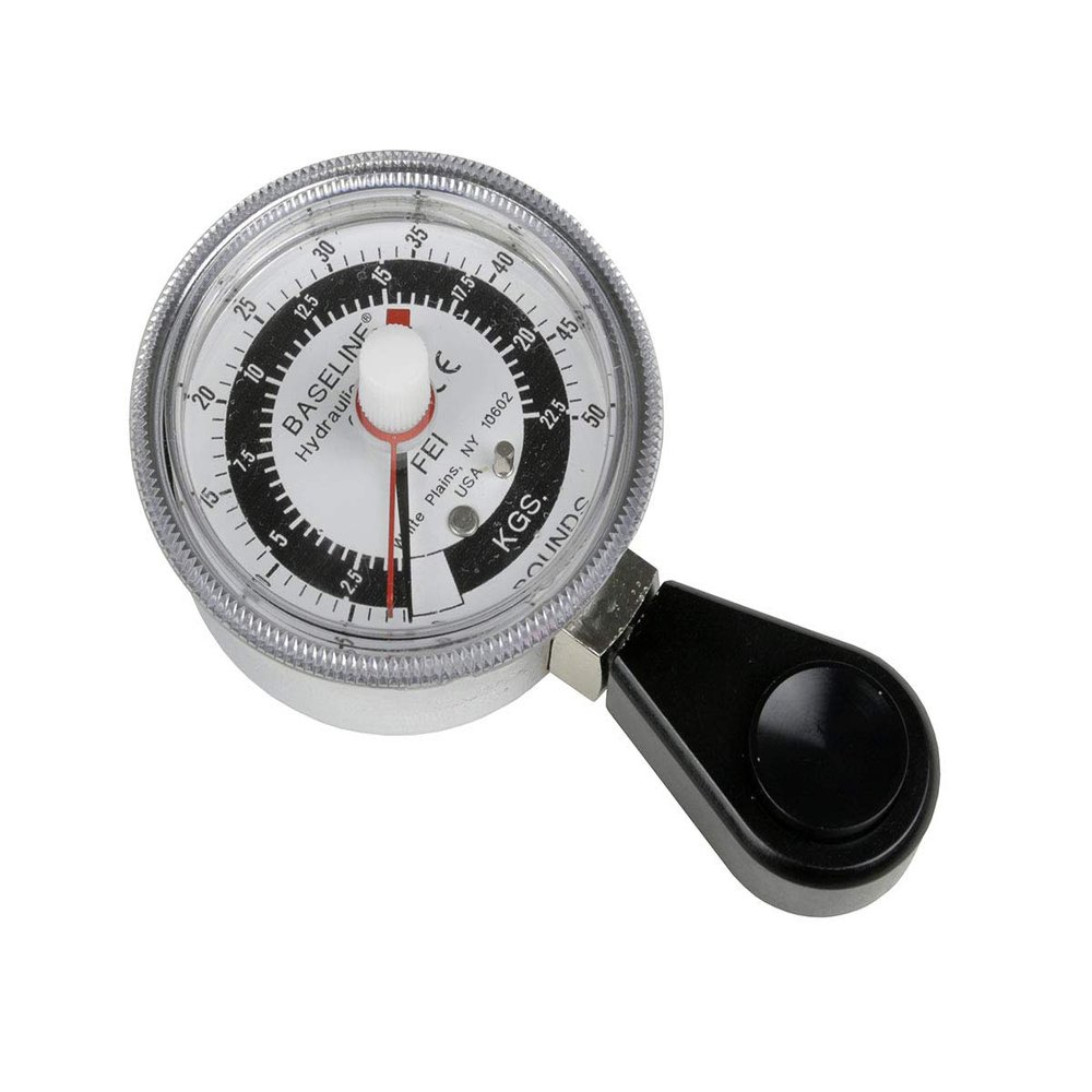 FEI 12-0222 Baseline HD Hydraulic Pinch Gauge, 50 lb. Capacity, Black