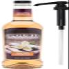 Upouria Salted Vanilla Flavored Syrup, 100% Vegan and Gluten-Free, 750 ml Bottle with Syrup Pump view 1