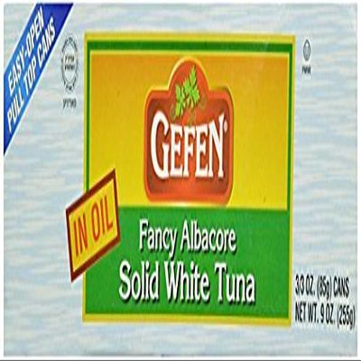 Gefen In Oil Fancy Albacore Solid White Tuna 3.3 Oz. Pack Of 12.