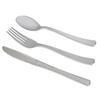 Plastic Silver Spoons Heavyweight 600 Pcs - Disposable Silverware Plastic Spoon Set - Heavy Duty Bulk Party Cutlery Flatware Utensils All Occasions view 3