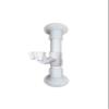 12 in MedGear Wall-Mount Bath Assisting Grab Bar, White & Includes Clip-On Shower Head Holder view 1
