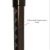 12 in MedGear Wall-Mount Bath Assisting Grab Bar, Bronze & Includes Clip-On Shower Head Holder view 3