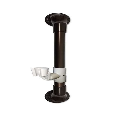 16 in MedGear Wall-Mount Bath Assisting Grab Bar, Bronze & Includes Clip-On Shower Head Holder