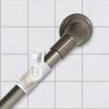 16 in MedGear Wall-Mount Bath Assisting Grab Bar, Satin Nickel & Includes Clip-On Shower Head Holder view 4