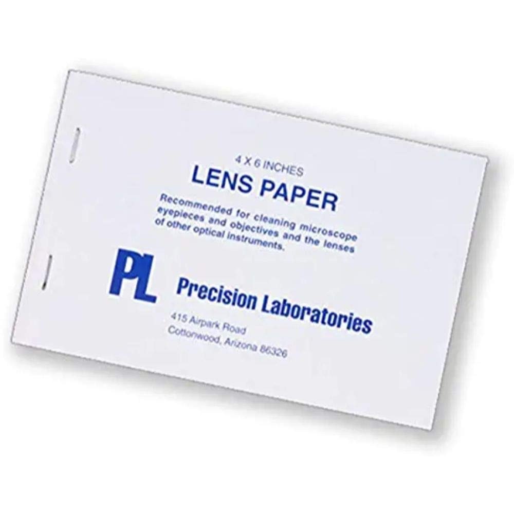 VWR 52846-001 Lens Cleaning Tissue, 10.1 cm Width, 15.2 cm Length (Pack of 12)