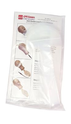 Adult/Child Face Shield Lung Bags, 10 Pack