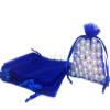 5" x 6-1/2" Royal Blue Drawstring Sheer Organza Bags (24 Pieces)