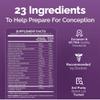 CONCEIVE PLUS Womens Fertility Support  Prenatal Multivitamin for Trying to Get Pregnant  Conception Blend, Hormonal Balance, Folate, Zinc, Thiamin, Riboflavin, Biotin  Non-GMO, Vegan  30 Days view 3