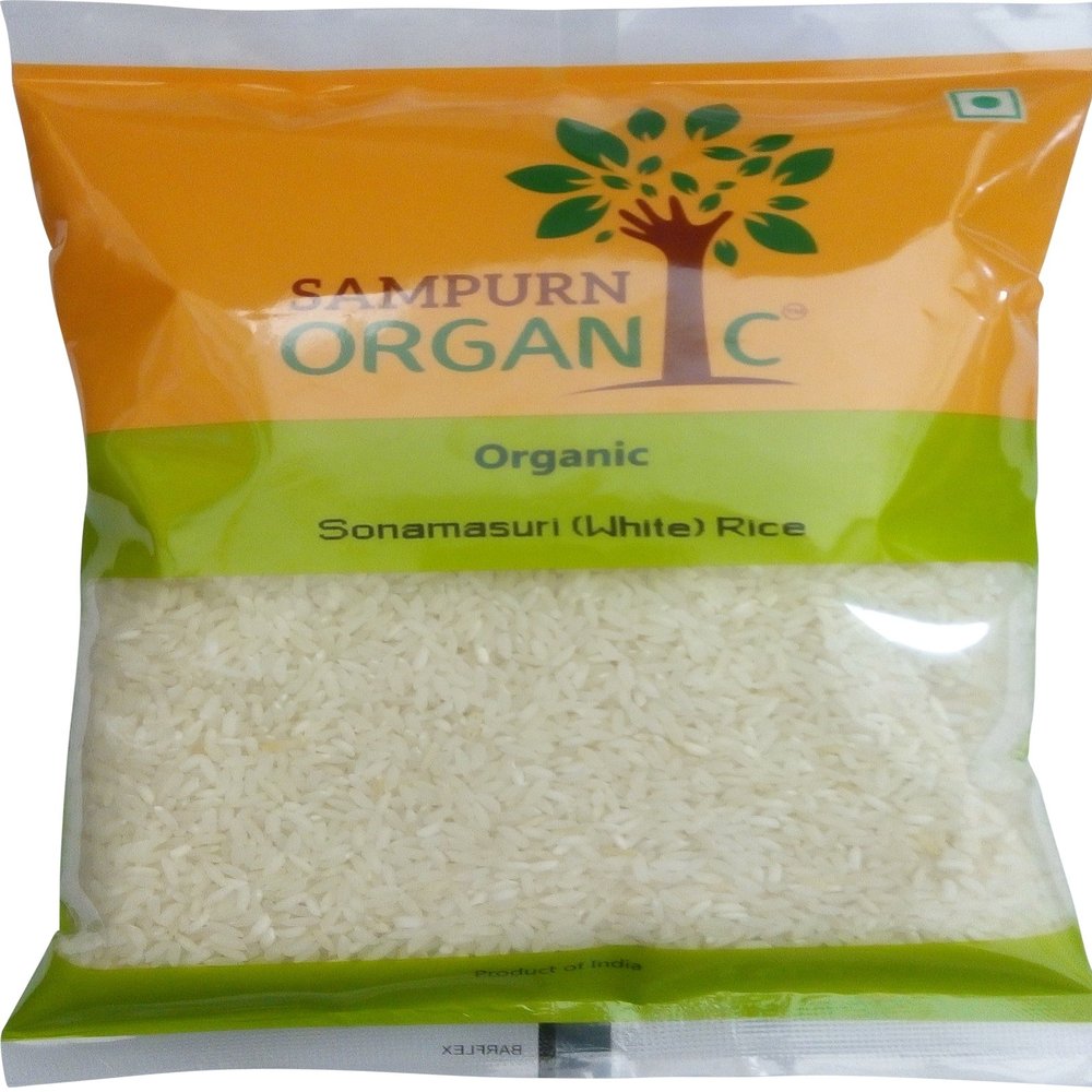 Sampurn Organic Sonamasuri Rice 500 g USDA Certified17.63 Ounce