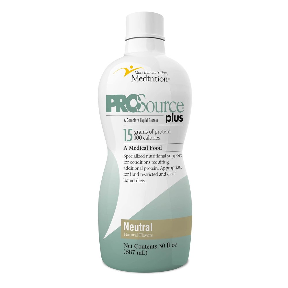 Liquid Collagen peptides Type I, III 15 Grams Protein per oz. | Plus Neutral Bottles 4 Pack Medtrition|