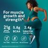 Puori Whey Protein Powder, Dark Chocolate - PW1 Pasture-Raised, Grass-Fed Whey Protein Powder Drink Mix containing BCAA Amino Acids - Post-Workout Supplement for Muscle Gain & Recovery - 30 Servings view 2