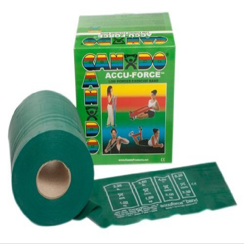 ALIMED 51878 Accuforce Resistive Band Green/Medium 50 yd Disp. Box