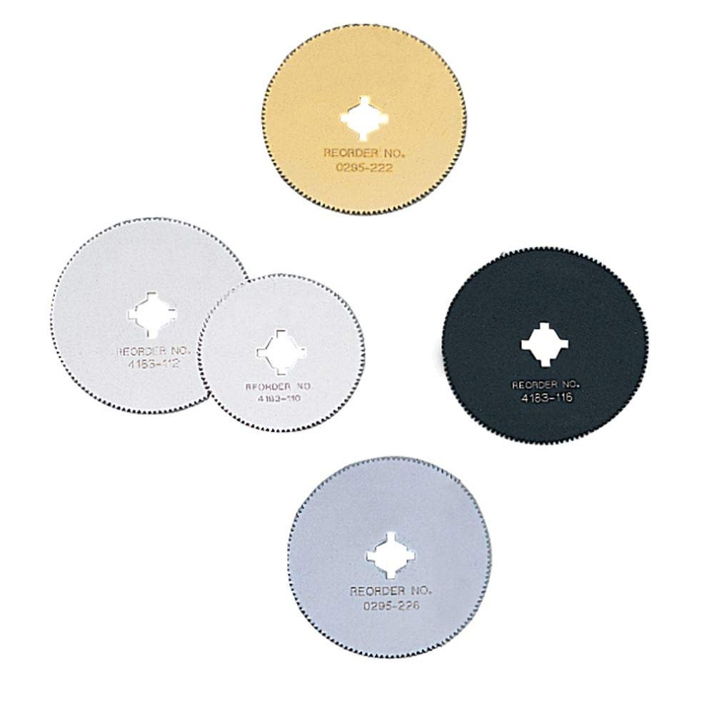 ALIMED 72569 2.5" Titanium Nitride Blade for Plaster Synthetic Composite Plastic