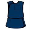 ALIMED 937266 Vest and Kilt Ultralight Lead-free Navy Women's Small view 1