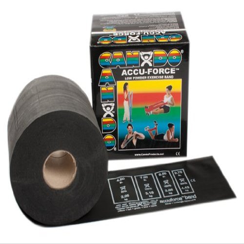 ALIMED 51880 Accuforce Resistive Band Black/X-Heavy 50 yd. Disp. Box