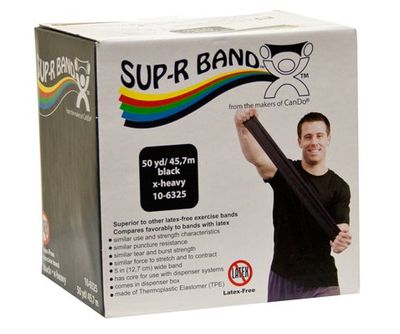 ALIMED 32823 Cando Sup-R Band Black 50 yds.