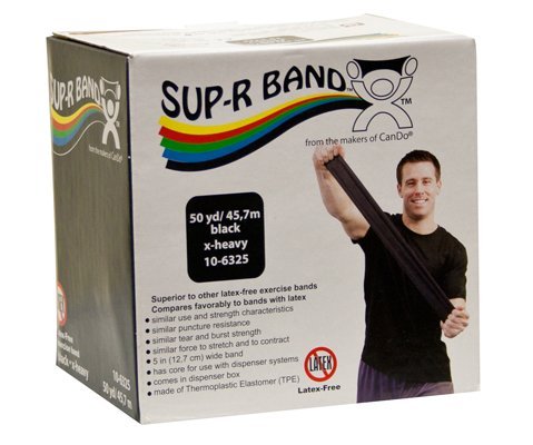 ALIMED 32823 Cando Sup-R Band Black 50 yds.
