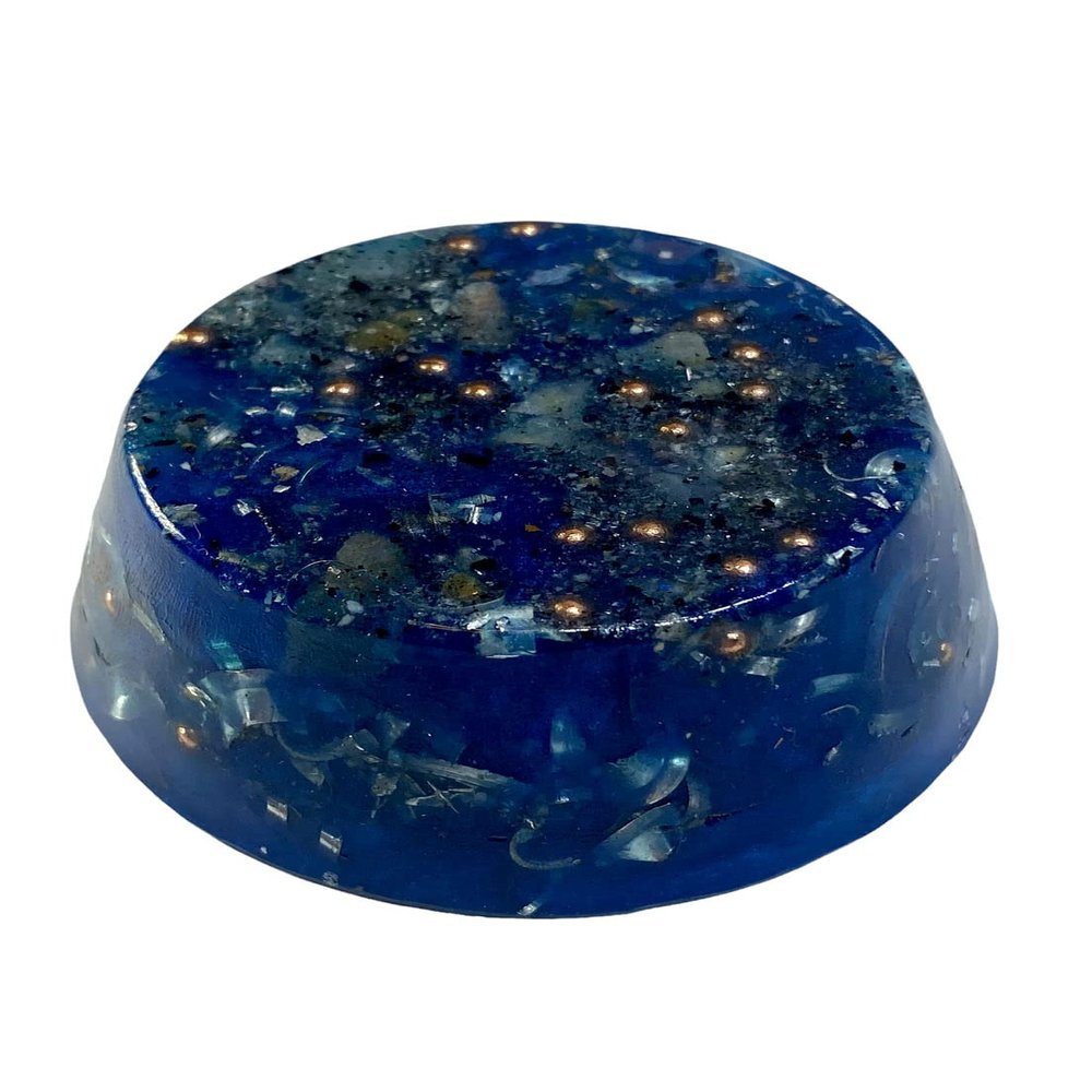 Turquoise Tower Buster Orgone Generator Energy Accumulator 528Hz/7.83Hz/Advance Harmonics Many Beautiful Ingredients and Colors! (Tower Buster, Turquoise)