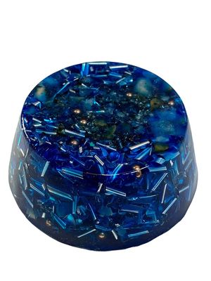 Transparent Blue Tower Buster Orgone Generator Energy Accumulator 528Hz/7.83Hz/Advance Harmonics (Tower Buster, Transparent Blue)