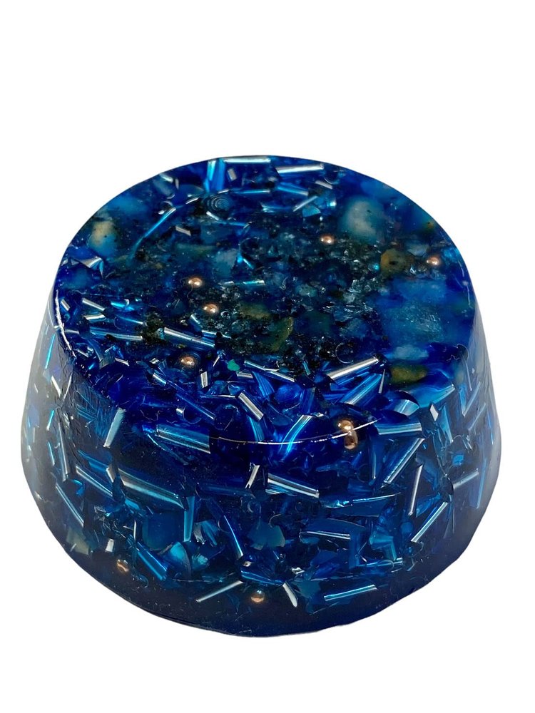 Transparent Blue Tower Buster Orgone Generator Energy Accumulator 528Hz/7.83Hz/Advance Harmonics (Tower Buster, Transparent Blue)