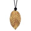 Munchables Chewable Leaf Pendant - Sensory Adult Chewelry (Gold) view 1