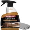 Weiman Leather Cleaner, Polish and Conditioner for Furniture, Car, Purses, Shoes, Boots and Couches- Micro Fiber Towel Included, 22oz view 1