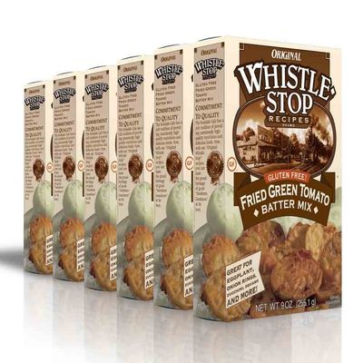 Original WhistleStop Cafe Recipes | Gluten-Free Fried Green Tomato Batter Mix (6 Pack)