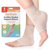 ZenToes Achilles Tendon Support Sleeve, Padded Compression Sleeve for Achilles Tendonitis Relief & Haglunds Heel, Washable Padded Socks & Heel Protectors for Bursitis Relief, 1 Pair view 1