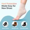 ZenToes Achilles Tendon Support Sleeve, Padded Compression Sleeve for Achilles Tendonitis Relief & Haglunds Heel, Washable Padded Socks & Heel Protectors for Bursitis Relief, 1 Pair view 2