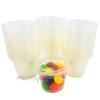 Empress 1 oz. Clear Plastic Disposable Portion Souffle Container Food Cups with Lids (Pack of 200 Sets) view 2