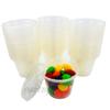 Empress 1 oz. Clear Plastic Disposable Portion Souffle Container Food Cups with Lids (Pack of 1250 Sets) view 4