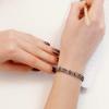 RainSo Copper Bracelet for Women's Magnetic Bracelets 99.99% Pure Solid Copper Attractive Design Bangle with 3 Smarter Button Wristband view 3