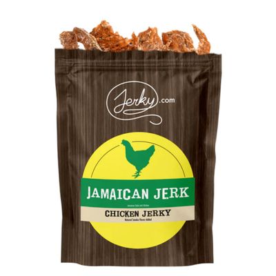 Jamaican Jerk All Natural Chicken Jerky - The Best Chicken Jerky on the Market - 100% Whole Muscle Chicken - No Added Preservatives, No Added Nitrates and No Added MSG - 2.5 oz. bag