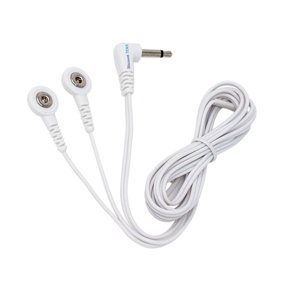 Discount TENS Replacement Lead Wire  Compatible with Omron PM3030 TENS Units Only, Fits Omron Size Snap Connectors, Durable Cable for Omron Pain Relief Devices
