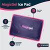 Magic Gel Premium Ice Pack - Reusable Gel Ice Pack (11.8" x 7.8") for Icing Injuries, Pain Relief, Cold Compress for Reducing Swelling - FSA HSA Eligible - | Flexible & Foldable 1 Count (Pack of 1) view 3