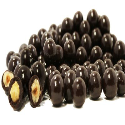 Gourmet Dark Chocolate Covered Hazelnuts by Its Delish, (3 lbs)