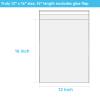 Jadairy Self Sealing Cellophane Bags, Clear Resealable Bags for Packaging Clothing, 12x16 in, 100 Pcs view 4