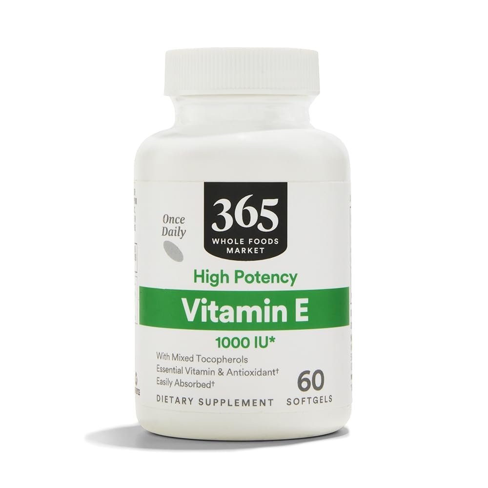 365 by Whole Foods Market, Vitamin E 1000 IU, 60 Count